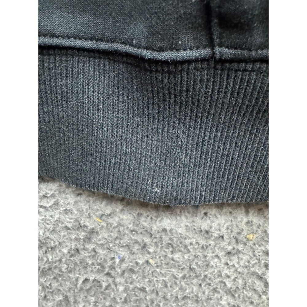 Ader Error FW2021 Embroidered Drawstring Pullover Hoodie Black Mens Size A2 - Picture 10 of 16